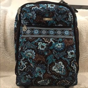 Great Vera Bradley Rolling Carry On Suitcase-GUC